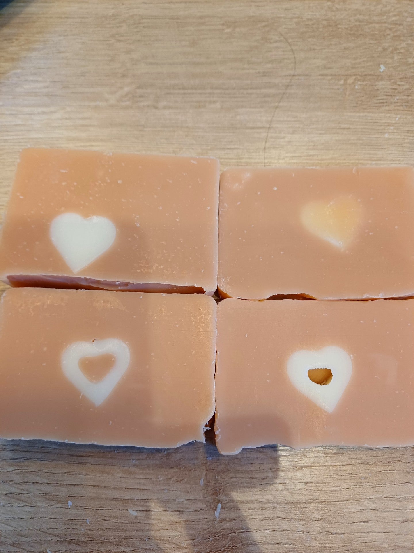 examples of Mama's wonky and seconds quality Classic Garden soap