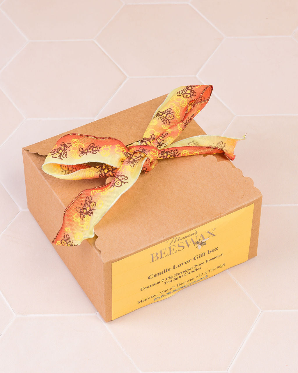Beeswax candle tea-lights gift box
