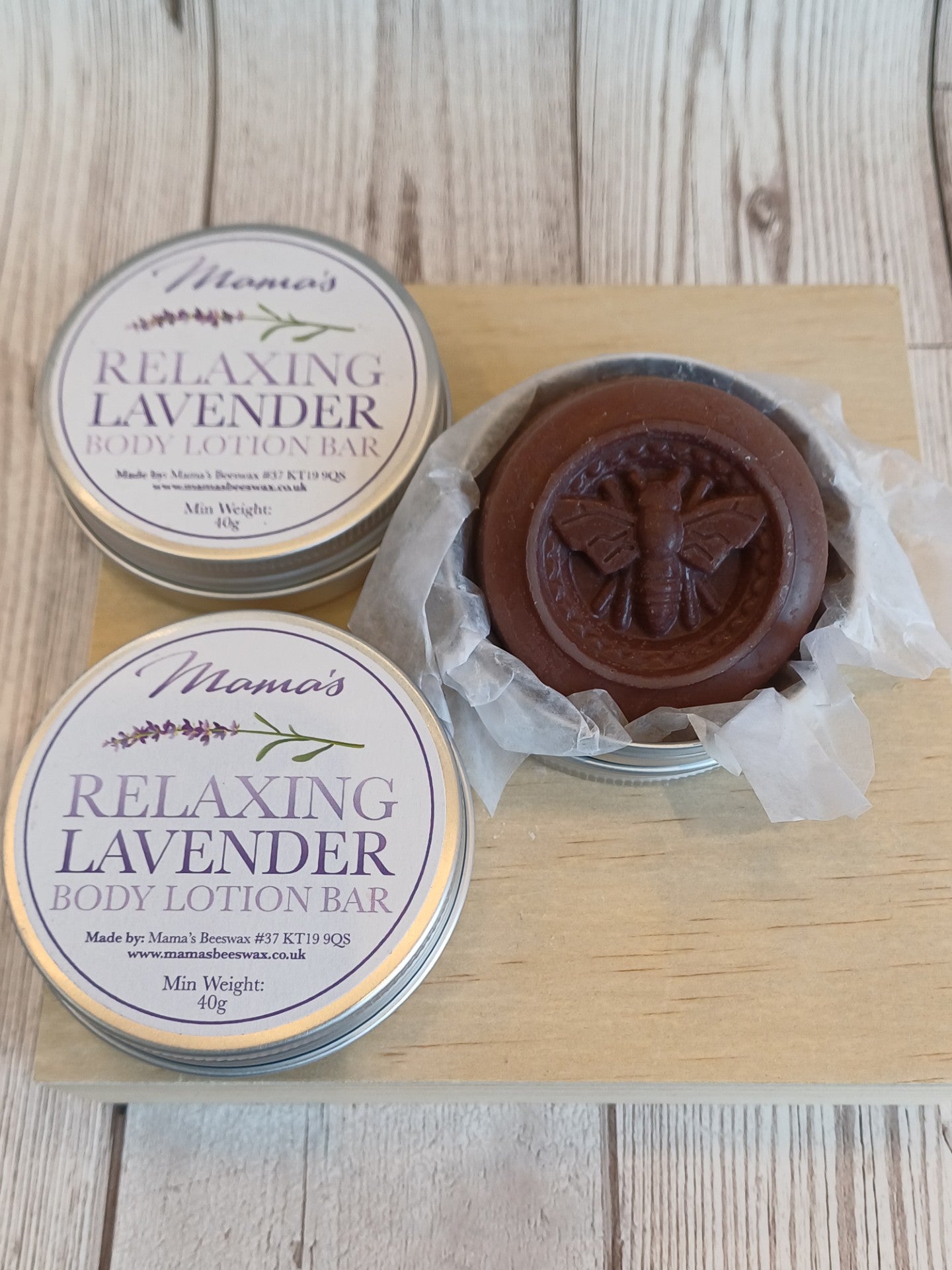 Body Lotion Bar - Relaxing Lavender