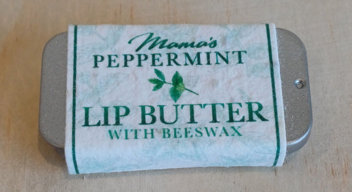 Lip Butter with Beeswax - Peppermint