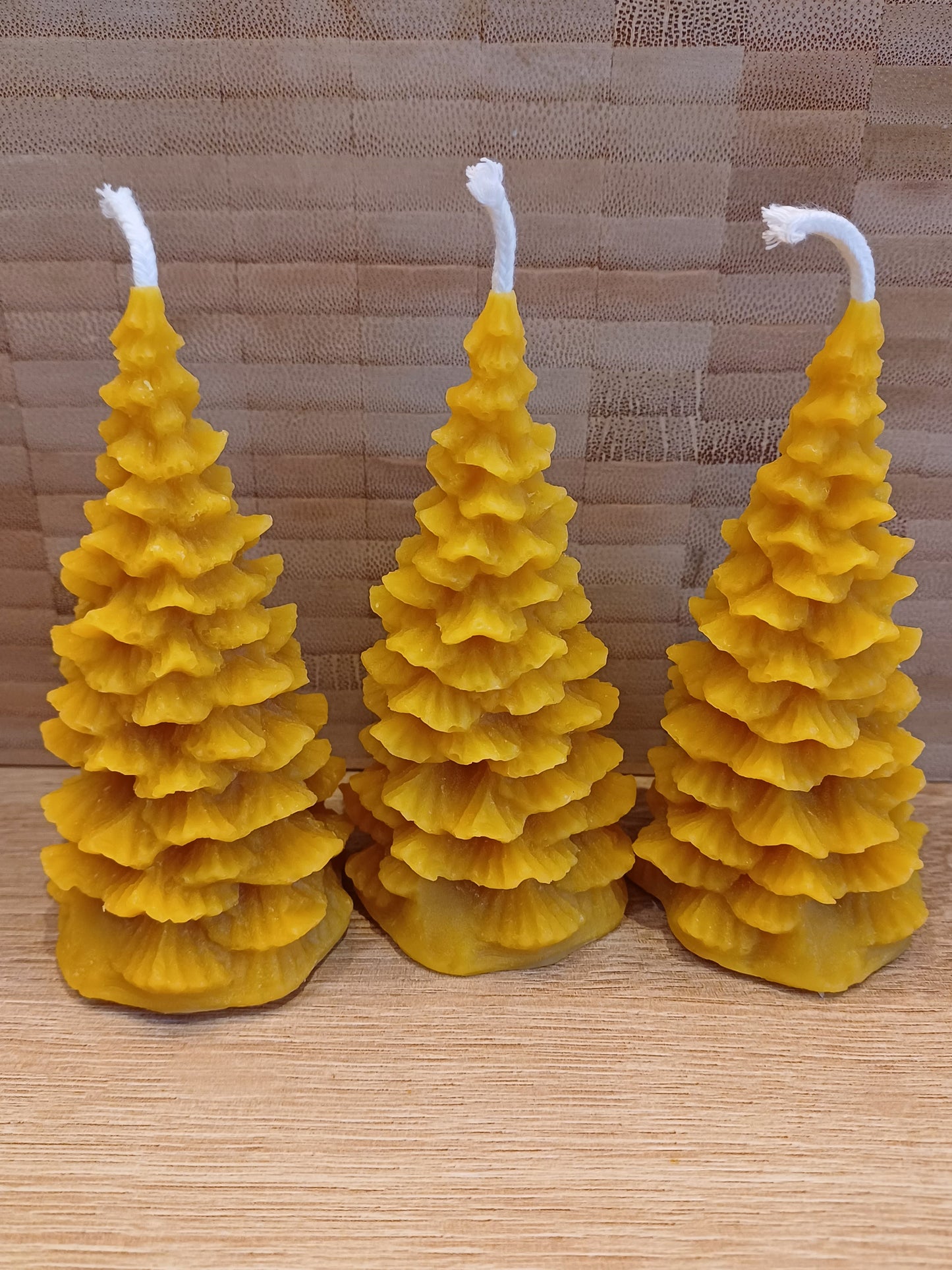 Beeswax Candle - Traditional Christmas Tree